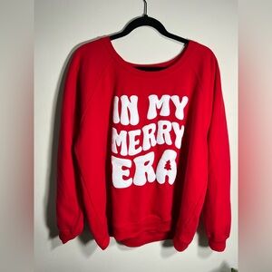 Wallflower Red Sweater with White In My Merry Era